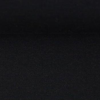 Preview: Swafing Vanessa Baumwoll Jersey Uni Schwarz 299